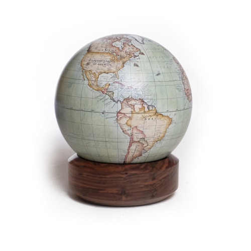 22cm diameter Mini Desk Globe by Bellerby &amp; Co Globemakers, LondonGlobe spins 360 degrees in