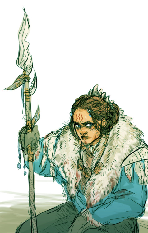 batcii:i’ve had a ‘what if the water tribe were the invaders and katara who had to hunt 