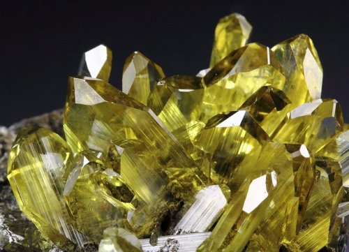 bijoux-et-mineraux:  Anglesite and Galena -   Touissit, Touissit District, Oujda-Angad Province, Oriental Region, Morocco 		  