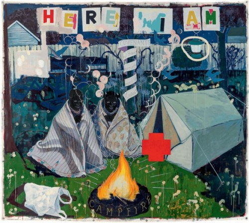 darksilenceinsuburbia: Kerry James Marshall I saw the first painting at a museum in Chicago wow wow