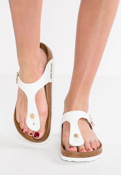 mesmerizingfeet: Brand new white Birkenstock Gizeh.