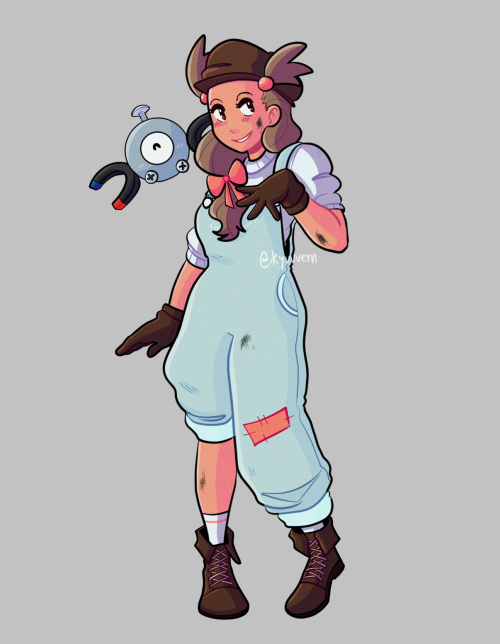 There’s a trend on twitter currently involving redesigning gym leaders, so I chose Jasmine!The