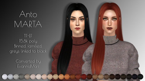 Anto’s hair-dump for pretty womansClick name for view anglesEnchantress (SFS / Mediafire)Gloss