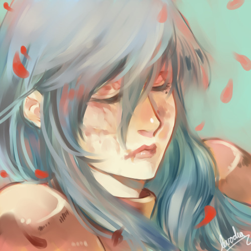 A quick speed painting to sum up tonight. Yes, lish hooked me up with Saint Seiya Lost Canvas. And w