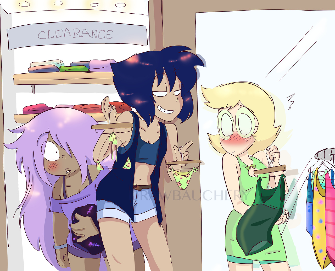 swimsuit shoppin