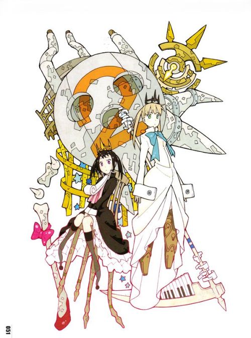 anime-to-the-t:Cover Art for Soul Eater: Soul Art Books vol 1& 2