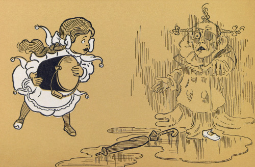 Illustrations from L Frank Baum’s Oz books (WW Denslow & John R Neill, 1900 to 1920). (via Wikip