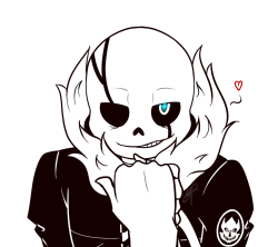 theyandereprime:  Here’s some more sin. c: Gaster!Sans is sooooo much fun to draw. *o* I like the hand thing going on though, but I suck at hands x_x forgive me. Soooo hard to get out of the sinning pit, I swear I’ll draw normal stuff very soon. I