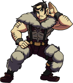 yourfavehatesbiphobes:  Beowulf from Skullgirls hates biphobes!Requested by @i-need-my-mask