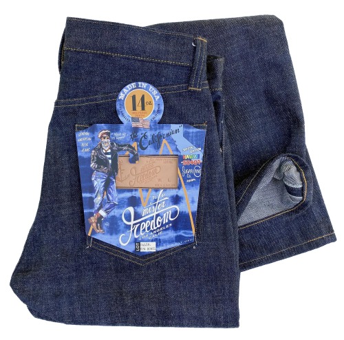 The Mister Freedom® CALIFORNIAN Lot674 blue jeans, our slimmest cut, if you’re into that 6