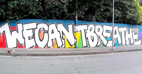 &ldquo;We Can&rsquo;t Breate / ACAB&rdquo; Seen in Padua, italy