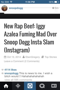king-joaquin:  checktharihme:  anti-keiara:  Snoop Dogg on piggy azalea  OMGGG  yea i jus saw this lol 