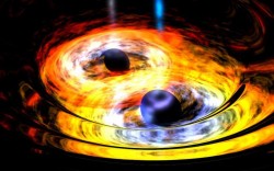 startswithabang:  Second gravitational wave makes it official: merging black holes don’t burst! “Yesterday’s announcement showed the world that, at 03:38 UTC on December 26, 2015, a second black hole-black hole merger occurred, between a 14 and