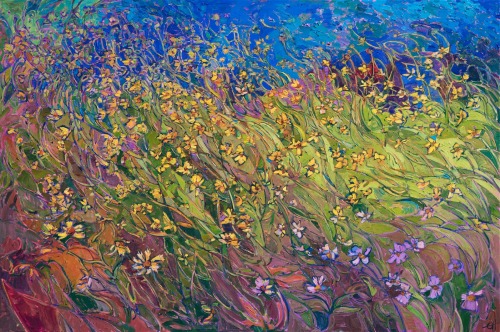 art-from-me-to-you:Erin Hanson, Wildflower Dance, 2018. Oil on canvas