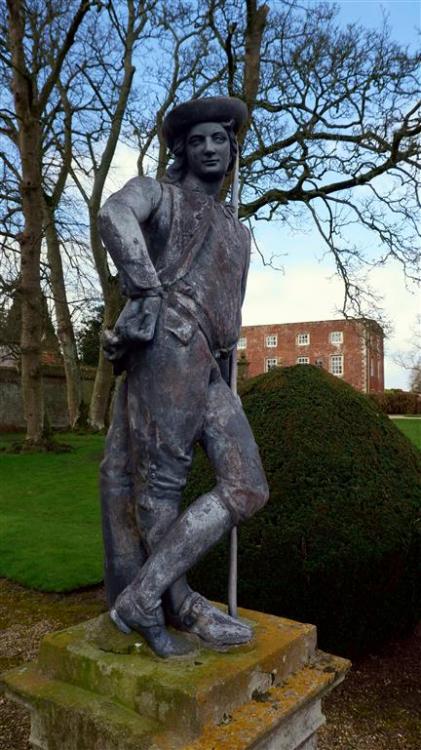 Dandy in the grounds of Burton Agnes Hall, East Riding of Yorkshire, England.