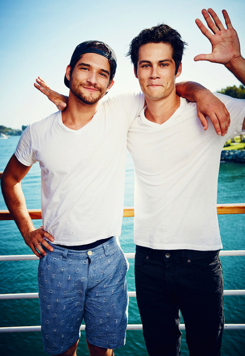 Tyler Posey and Dylan O’Brien photographed by Tommy Garcia at the Comic-Con International 2014 in Sa