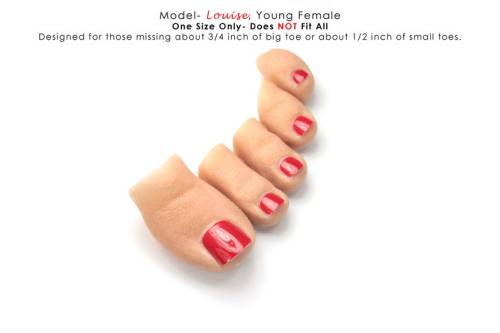 alpojones:Female LOUISE toe prosthetic, one