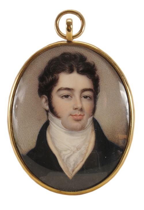 CourfeyracMiniature Portrait of a Gentleman, Charles John Robertson