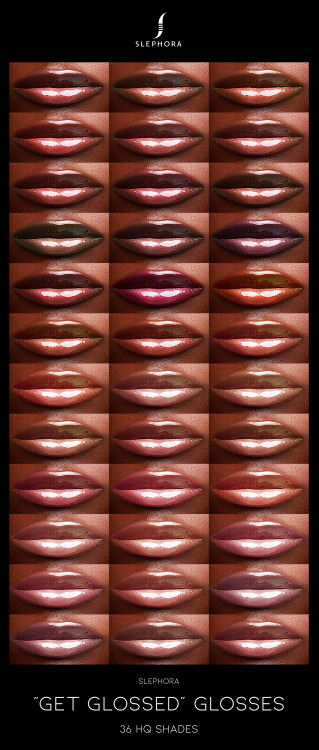 “Get Glossed”, “Somebody’s Matte” & “Pack Lite” Lips 114 Swatches total!(HQ Textures!) ✨DOWNLOAD