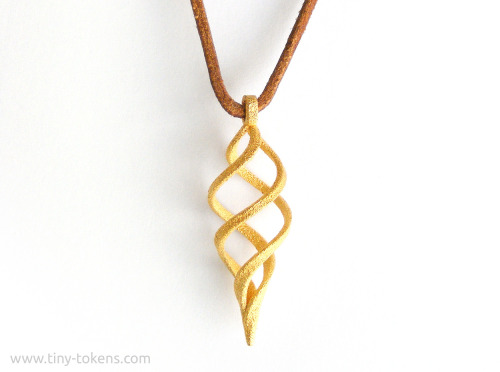 This pendant was inspired by the Magic: the Gathering expansion Kaladesh. It is  3D-printed in 