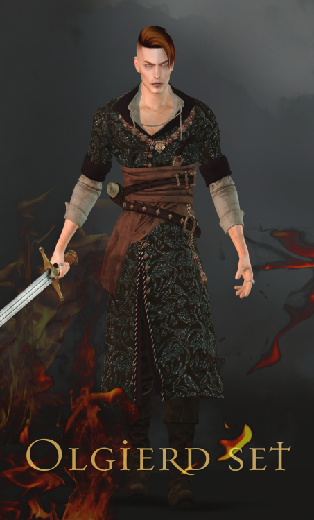 plazasims: Olgierd setNew mesh1 colorFor maleFull bodyHQ compatibleSet contains: three costume, ring