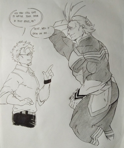 rin-go-san:  So…here’s a compilation of All Might and David Shield being best buddies xD  I added a comic about FratMight after taking some bets in his college friends and David helping him to get home.( inspiration from the conversation in the AM