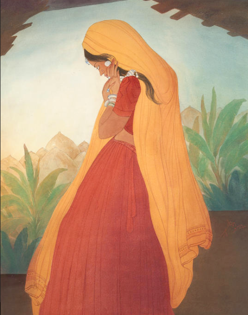 Abdur Rahman Chughtai aka अब्दुर रहमान चुगताई aka Mohammed Abdur Rahman Chughtai (Pakistani, 1897-19