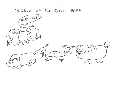 wedrawbears:  CAPTAIN CRABOO development drawings part 1 