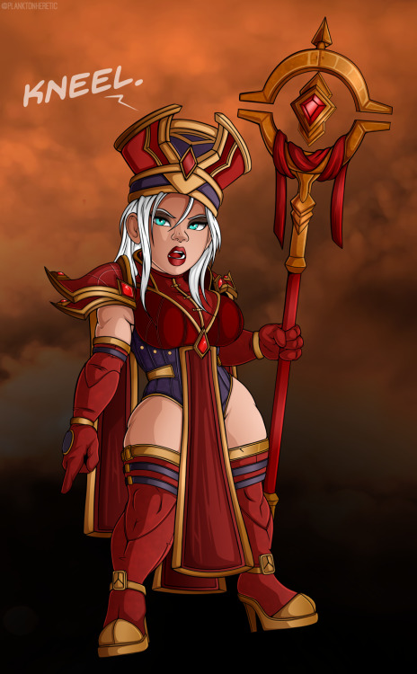 Halloween is the perfect excuse to dress up as a classic villain, Sally Whitemane! Latia just slips 