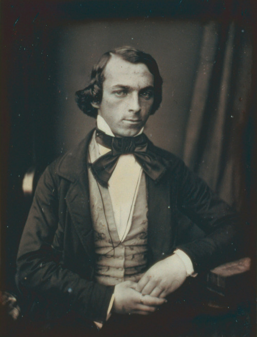 history-of-fashion: 1852 Portrait of Dr. Heinrich Hirzel (photo by Hermann Krone)(Technische Univers