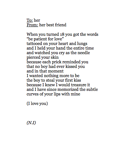 blackheartfallen:unpoetically:first time writing from a boys point of viewi really like thisHow do y