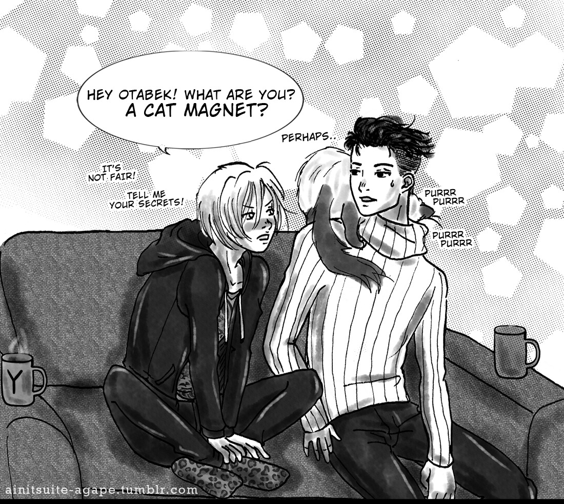 ainitsuite-agape:ainitsuite-agape: Yuri Plisetsky week DAY 4 - Animals/Pets (19.03)
