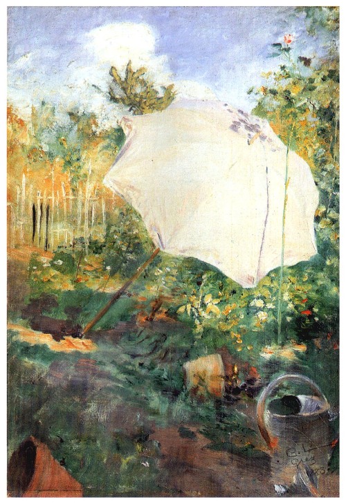 Garden in Grez, 1883, Carl LarssonMedium: oil