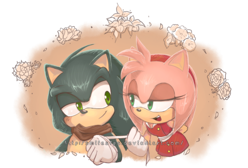 SonAmy:. A kiss of suprise by xXSunny-BlueXx on DeviantArt