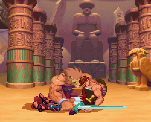 pixelclash:  fallen - Red Earth (Capcom - arcade - 1996)  