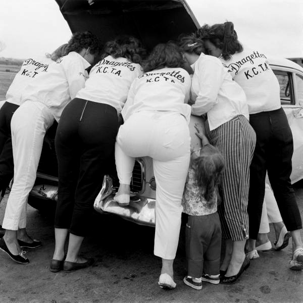 denisebefore:  All Girl Hot Rod Club miller 1959 