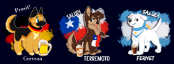 youobviouslyloveoctavia: fizzy-dog: These are part of a big poster I made, it’s about Dogs and Drinks from around the world! (tried to include plenty hispanic countries because I’m hispanic and so are the people who may buy this!) Hope you enjoy it!