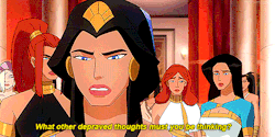mari-mccabes:  Queen Hippolyta, Steve Trevor and Artemis in Wonder Woman (2009)