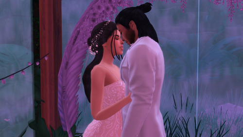 saps-sims:Eloped in paradise….Dress by the lovely and talented @daisy-pixels …I mean look at this dr
