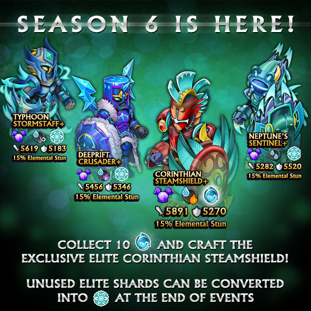 Knights & Dragons - SHADOWFORGED SEASON 2 IS HERE! Season 2 is now  available with a set of 4 new Shadowforged armors! Collect 10 Magic Horns  from chests and events and craft