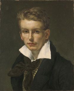 thisblueboy:  Circle of Theodore Gericault, Portrait of a Young Man, 1820-25, Harvard Art Museum, Cambridge, Massachusetts 