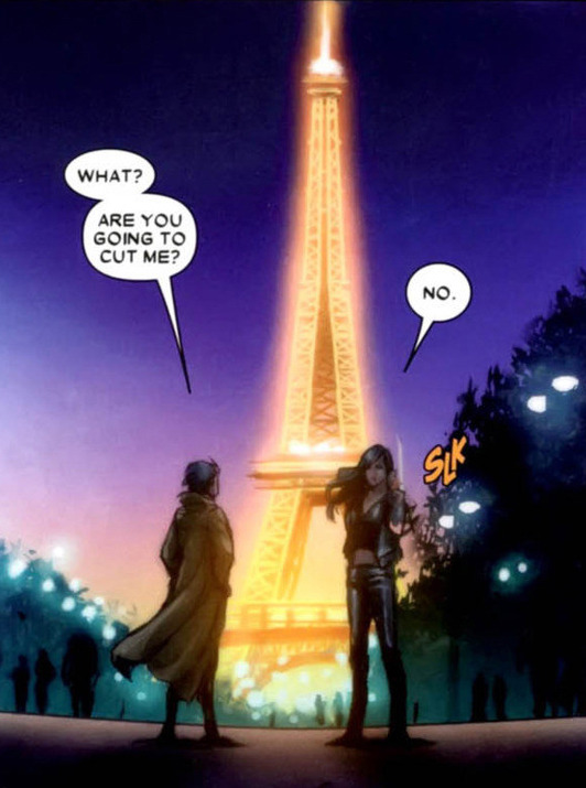 geekearth:  Jubilee and X-23… a vampire romance I can really get behind. 