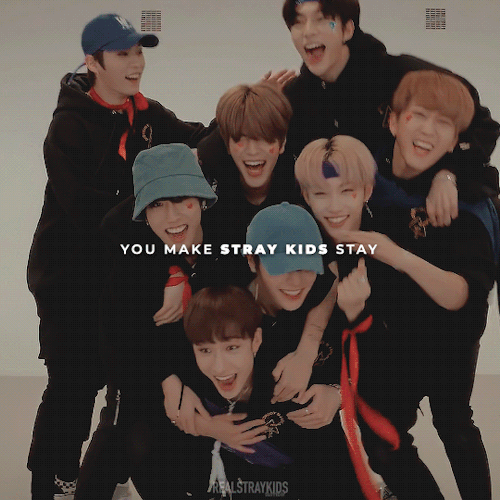 realstraykids:(180325) happy 3rd anniversary to stray kids! thank you for being the reason we stay ♡