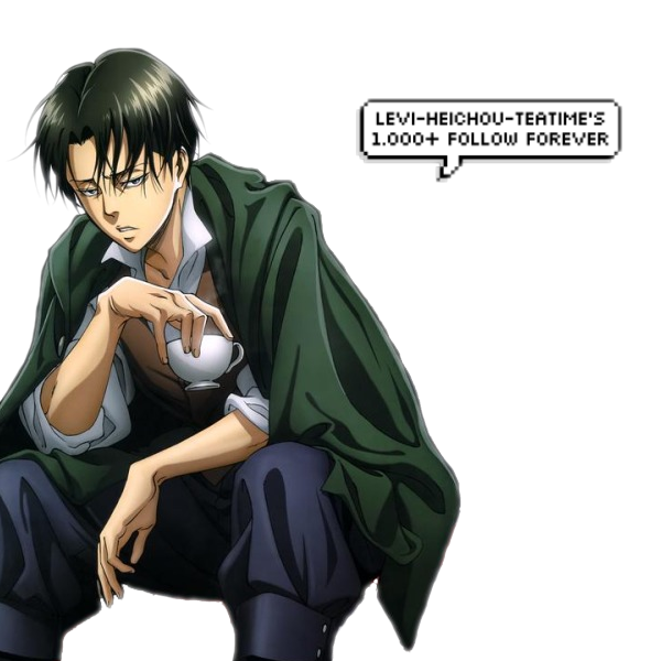 levi-heichou-teatime:  I’ve recently reached 1.000 followers and so I wanted to