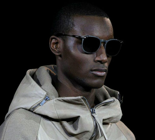 afvan:  corey baptiste at emporio armani f/w 2011