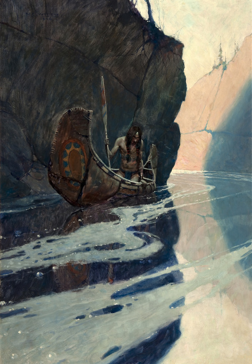 N.C. WYETHIn The Crystal DepthsOil on Canvas38″ x 26″