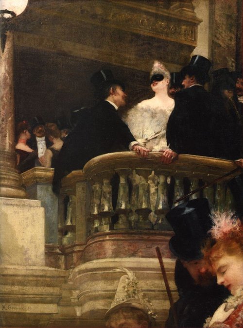 Le Bal de Opera -  Henri Gervex French, 1852-1929