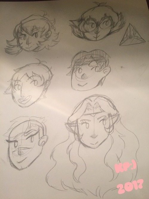 intense-memeroni:raspberry-cuddles:The little babs..I drew some Voltron babs for some stickers! // d