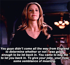 bvffythevampireslayer:I’ve had a lot of people talking at me the last few days. Everyone just lining up to tell me how unimportant I am. And I’ve finally figured out why. Power. I have it, they don’t. This bothers them.