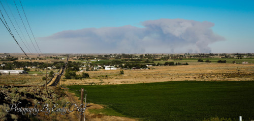 Black Rock Fire, Grant County, WA 2016